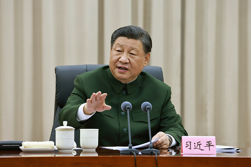 11月29日,中共中央总书记、国家主席、中央军委主席习近平到武警海警总队东海海区指挥部视察。这是习近平发表重要讲话。